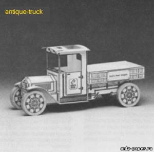 Сборная бумажная модель / scale paper model, papercraft Antique Truck 